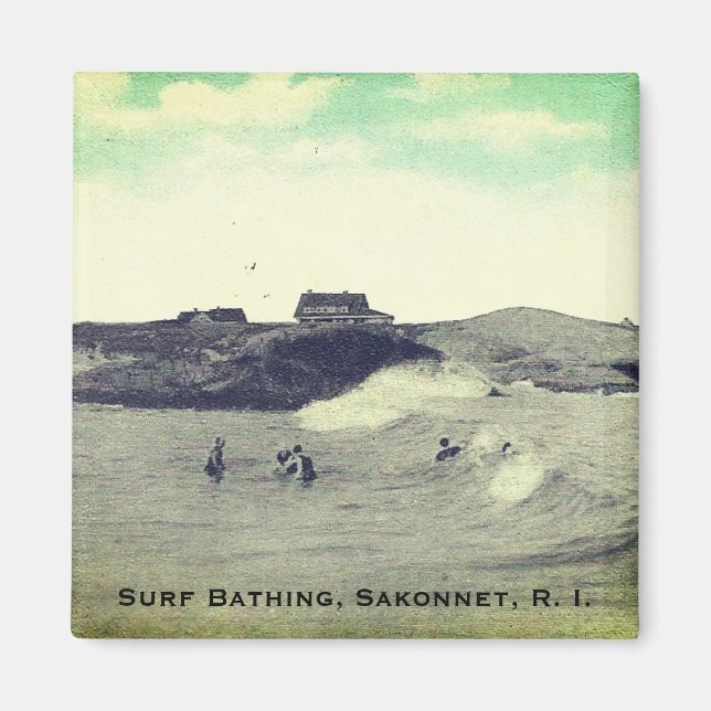 Aimant Surf Bathing, Sakonnet, RI (Warren's Point, LC) (Devant)