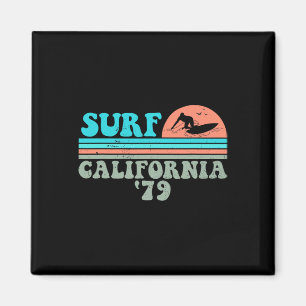 Aimant Surf Californie 79 Surf vintage Grunge
