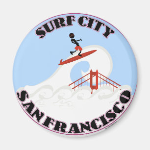 Aimant Surf City San Francisco