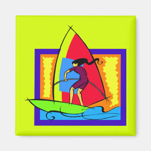Aimant Surf de Windsurfer Ocean Sports