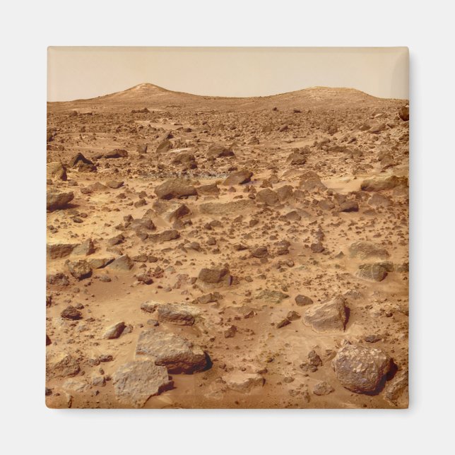 Aimant Surface rocheuse de la planète Mars (Devant)