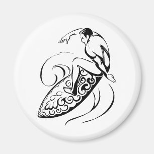 Aimant Surfer Dude