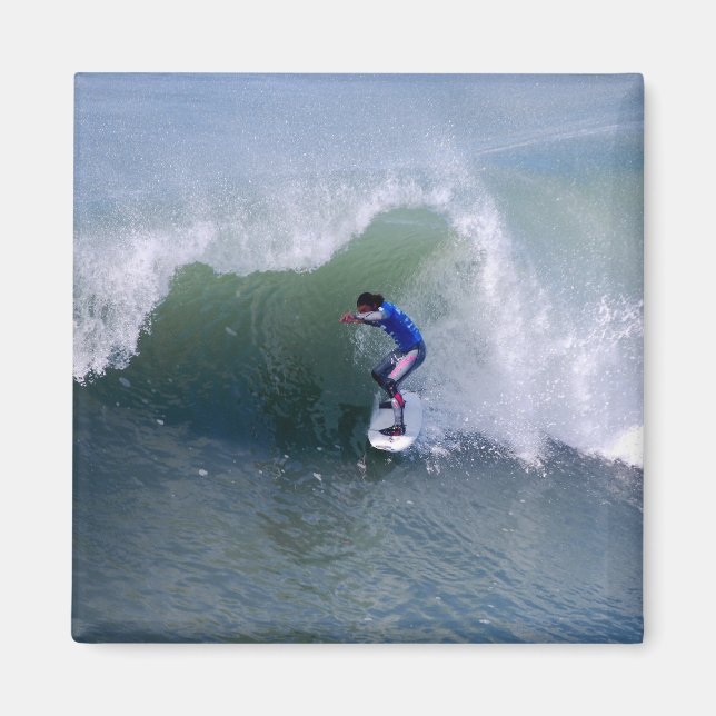 Aimant Surfer équitation dans l'aimant Curl (Devant)