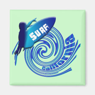 Aimant Surfers californiens de la Californie de surf