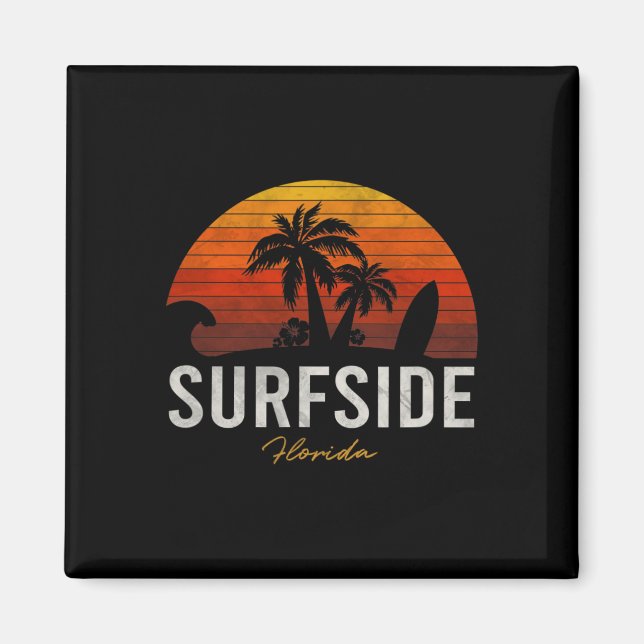 Aimant Surfside Beach Floride Fl Palms Surf de vacances s (Devant)