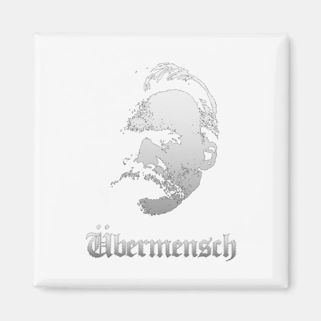 Aimant Surhomme – Friedrich Nietzsche Meilleur Philosophe (Devant)