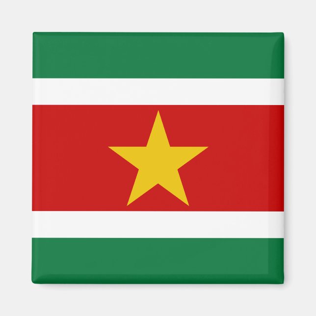 Aimant Suriname Flag (Devant)