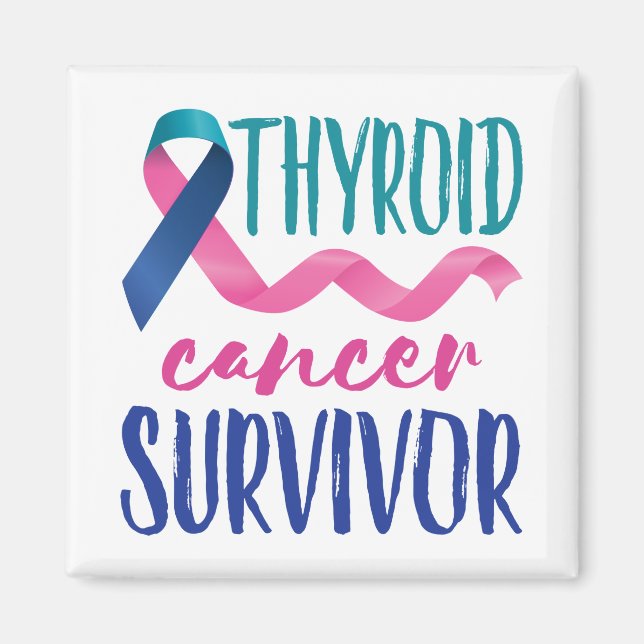 Aimant Survivant du cancer de la thyroïde (Devant)