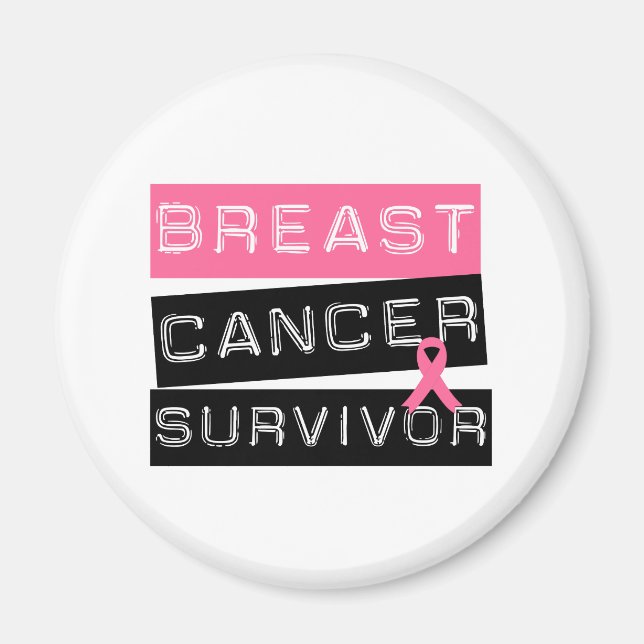 Aimant Survivant du cancer du sein (Devant)