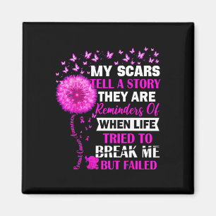 Aimant Survivant du cancer du sein Mon Scar Raconte l'his