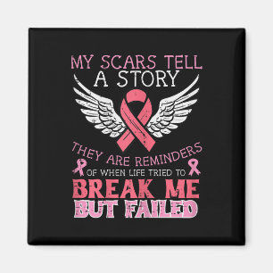 Aimant Survivant du cancer du sein Mon Scar Raconte l'his