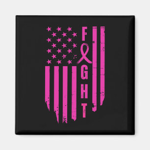 Aimant Survivant du sein American Flag Cancer du sein Awa
