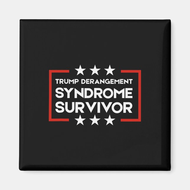 Aimant Survivant du Syndrome de Dérangement de Trump  (Devant)