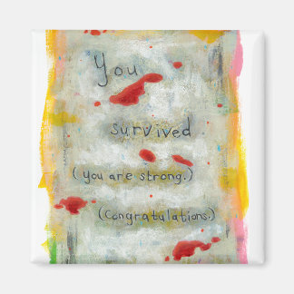 Aimant Survivant rétablissement guérison espoir art traum