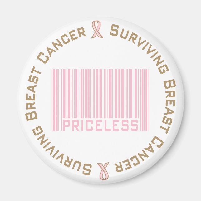 Aimant Survivre au cancer du sein sans prix (Devant)