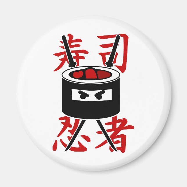 Aimant Sushi Ninja (Devant)