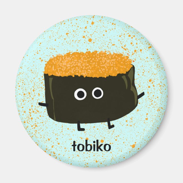 Aimant Sushi Tobiko (Devant)