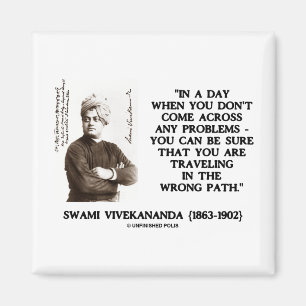 Aimant Swami Vivekananda Voyageant Sur Un Mauvais Chemin