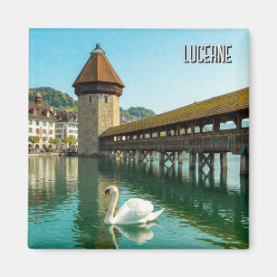 Aimant Swan à Lucerne Suisse Voyage