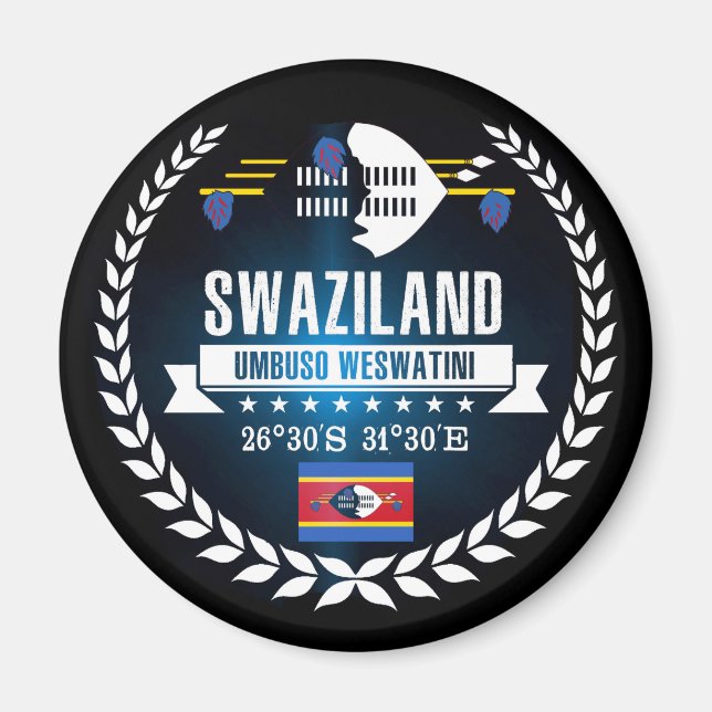 Aimant Swaziland (Devant)
