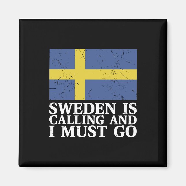 Aimant Sweden Flag (Devant)