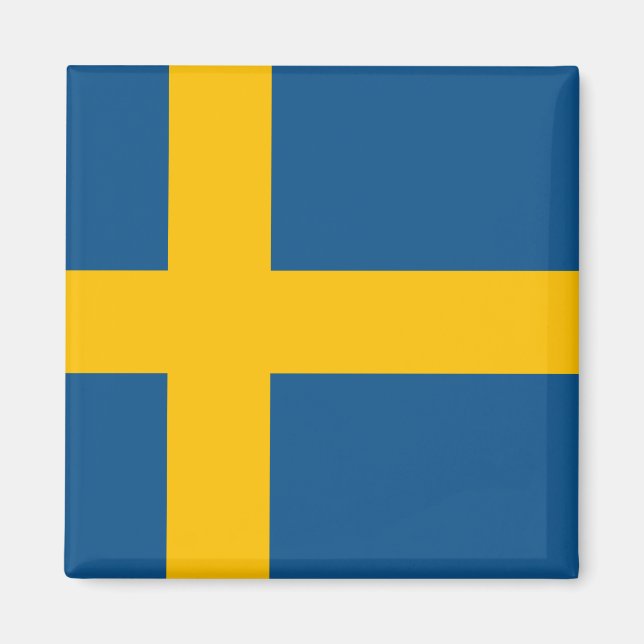 Aimant Sweden flag Swedish (Devant)
