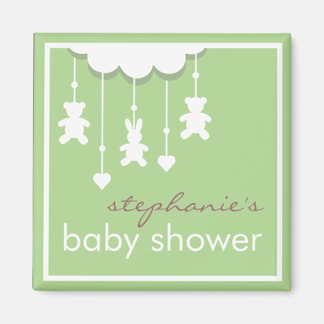 Aimant Sweet Baby Neutral Baby shower mobile Favoriser (Devant)