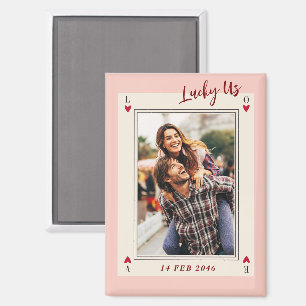 Aimant Sweet Romantic Cute Retro Cadeaux de Saint Valenti