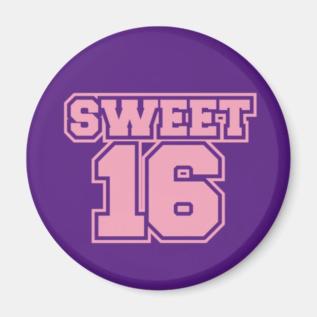 Aimant Sweet sixteen (Devant)