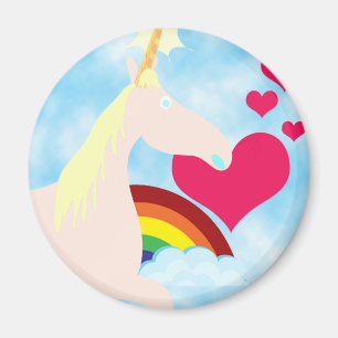 Aimant Sweet Unicorne et Rainbow Badge