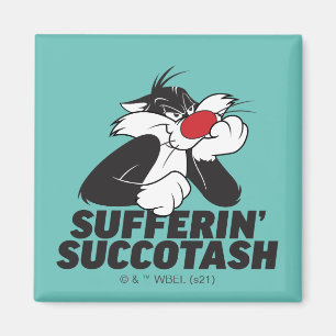 Aimant SYLVESTER™ « Souffrant de Succotash » Sulking