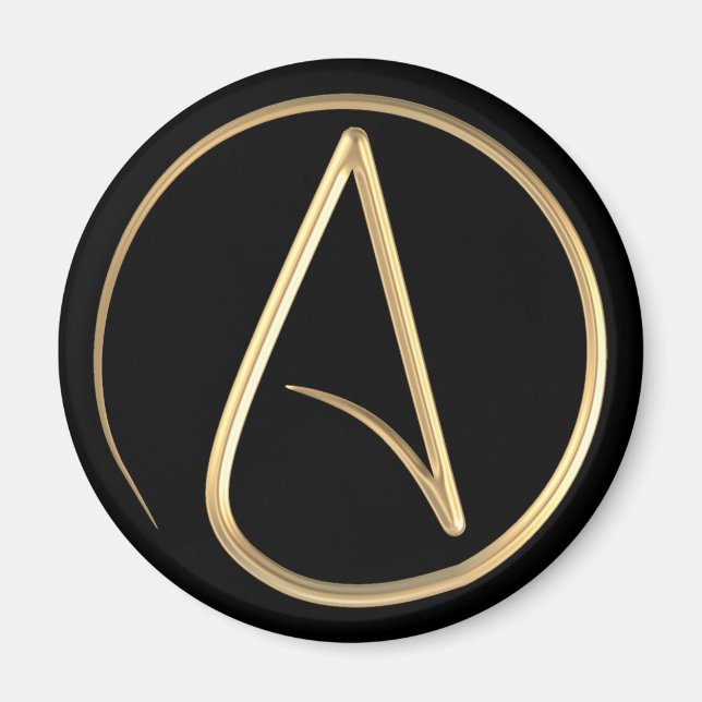Aimant Symbole athée (Devant)