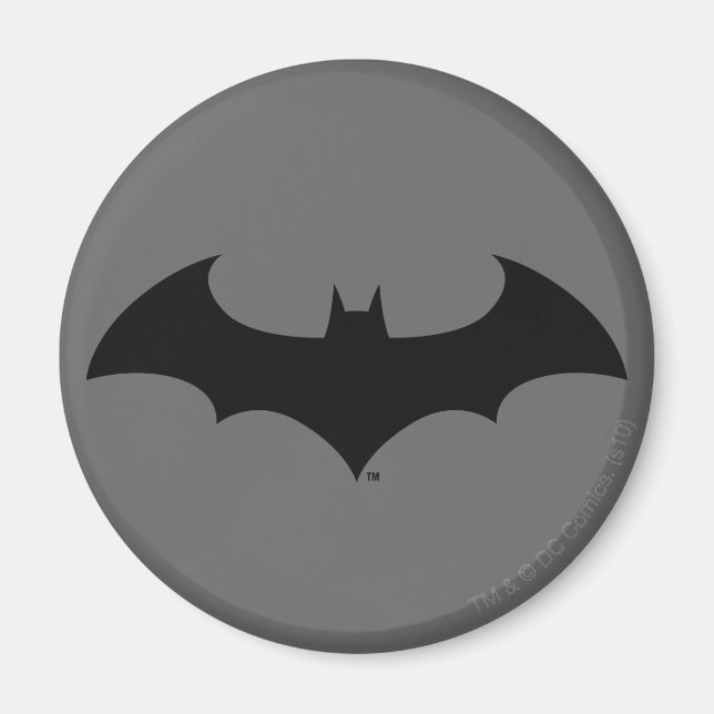 Aimant Symbole Batman | Logo Simple Bat Silhouette (Devant)