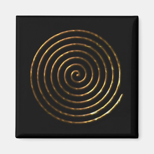 Aimant Symbole celtique de la spirale (Devant)