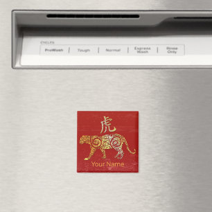 Aimant Symbole chinois Tiger Zodiac Horoscope Constellati