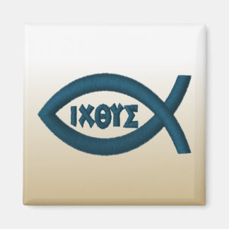 Aimant Symbole chrétien de Jésus Fish