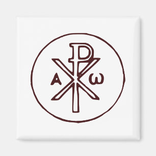 Aimant Symbole Christogram Chi-Rho