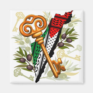 Aimant Symbole clé palestinien du droit au retour