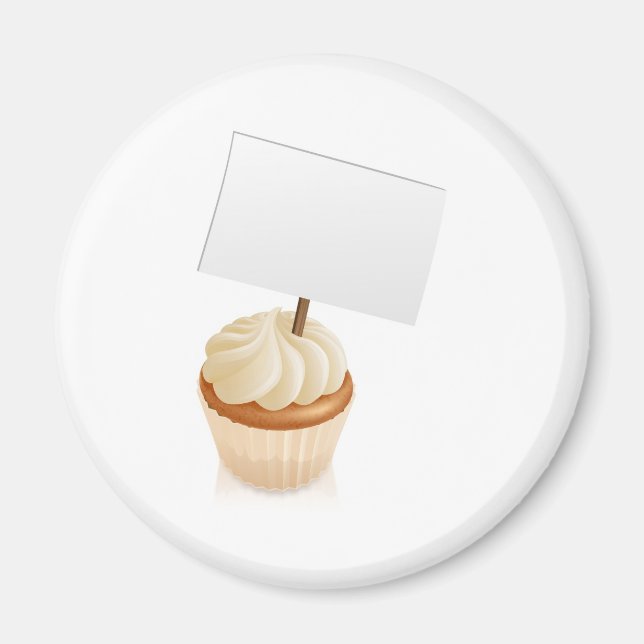 Aimant Symbole Cupcake (Devant)