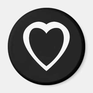 Aimant Symbole d'Akoma   pour le blanc de la patience et