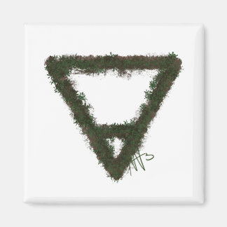 Aimant Symbole d'alchimie de l'élément rocheux de la Terr