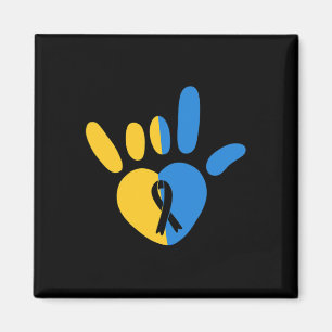 Aimant Symbole d'amour - Coeur non verbal de sensibilisat