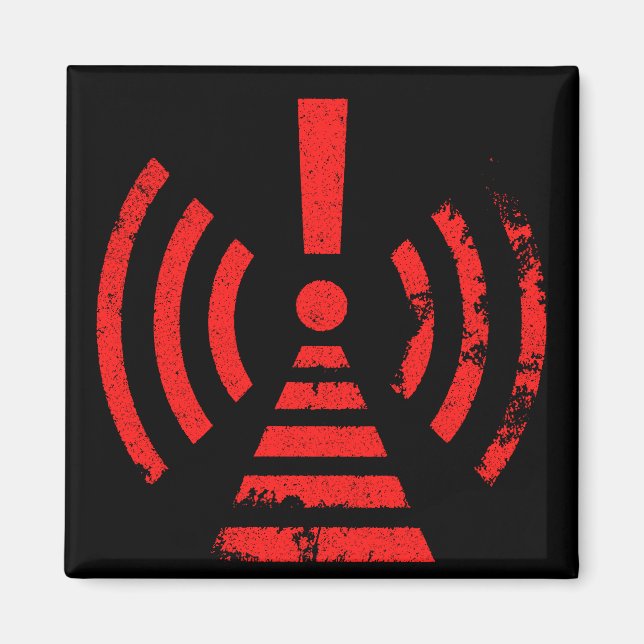 Aimant Symbole d'avertissement de rétention d'énergie rét (Devant)