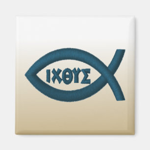 Aimant Symbole de chrétien de poissons de Jésus