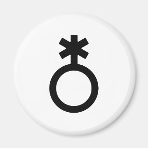 Aimant Symbole de genre non binaire