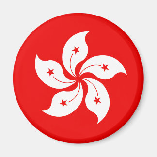 Aimant Symbole de Hong Kong White Orchid
