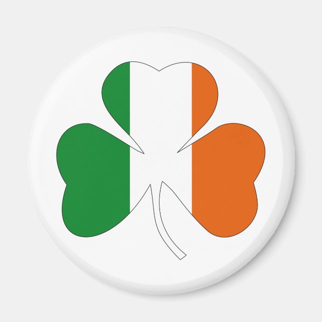 Aimant symbole de la feuille irlandaise drapeau symbole d (Devant)
