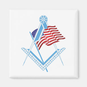 Aimant Symbole de la franc-maçonnerie américaine