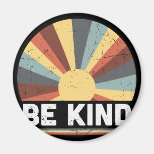 Aimant Symbole de la paix Tie Dye Hippie Be Kind