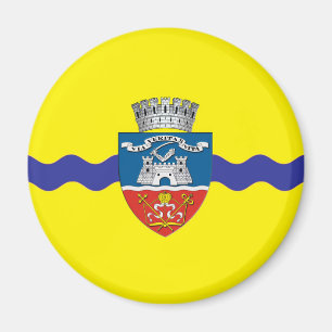 Aimant symbole de la Roumanie de drapeau de ville d'arad